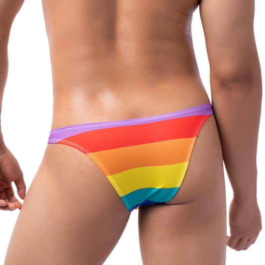 rainbow pride bikini for men