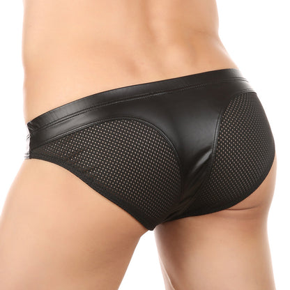 leather briefs for men
