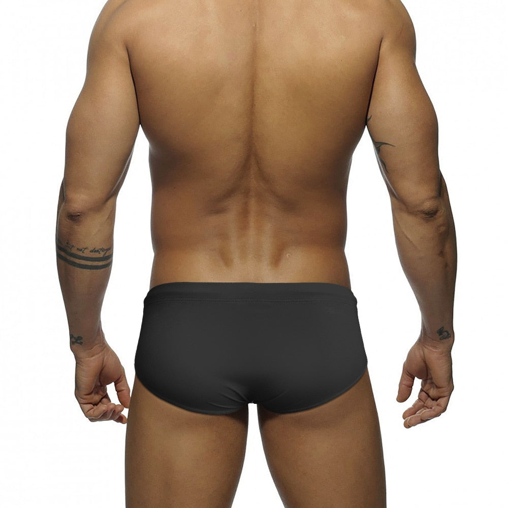 Rainbow Joy Striped Swim Briefs