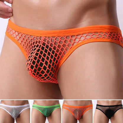 low rise men's mesh brief