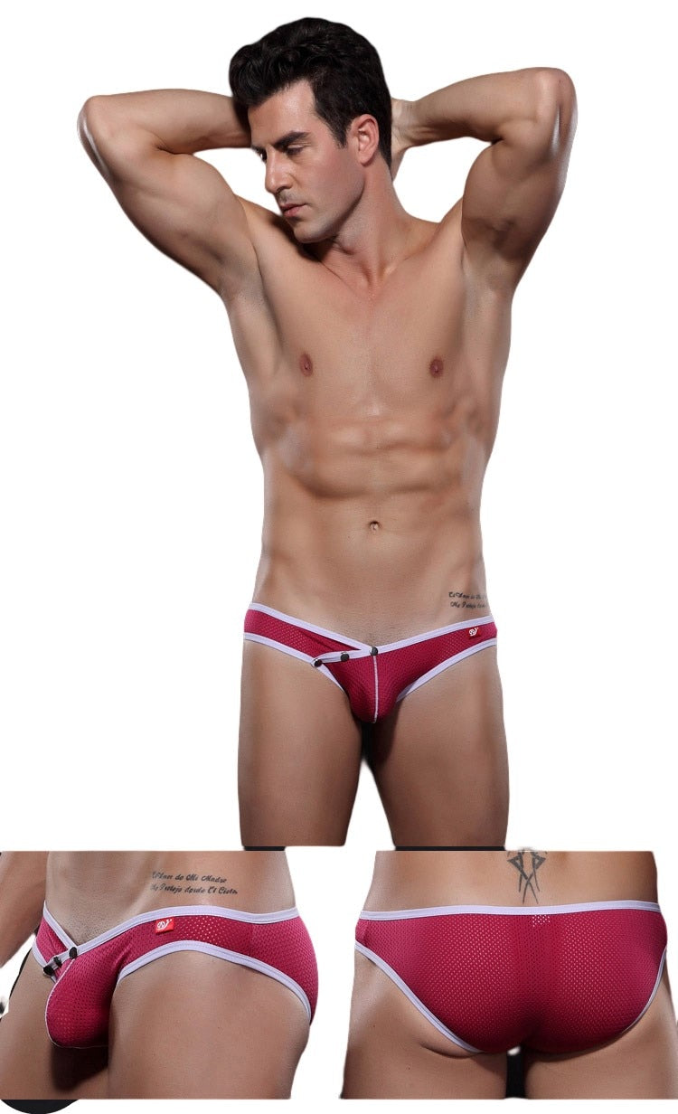 V Shape Mesh Low Rise Briefs