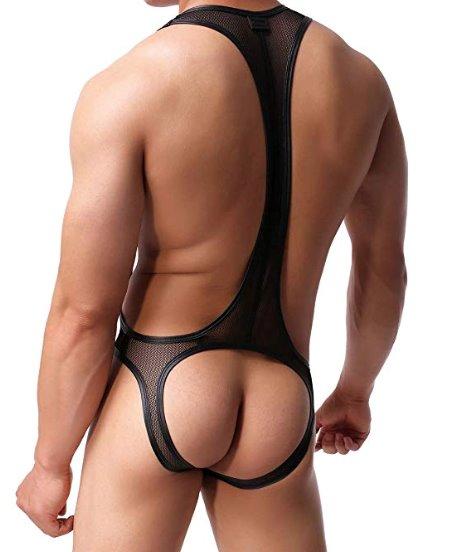 leather and chain hernesses for men